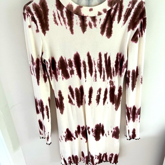ZARA DRESS WITH PRINT SIZE MEDIUM - Picture 1 of 3
